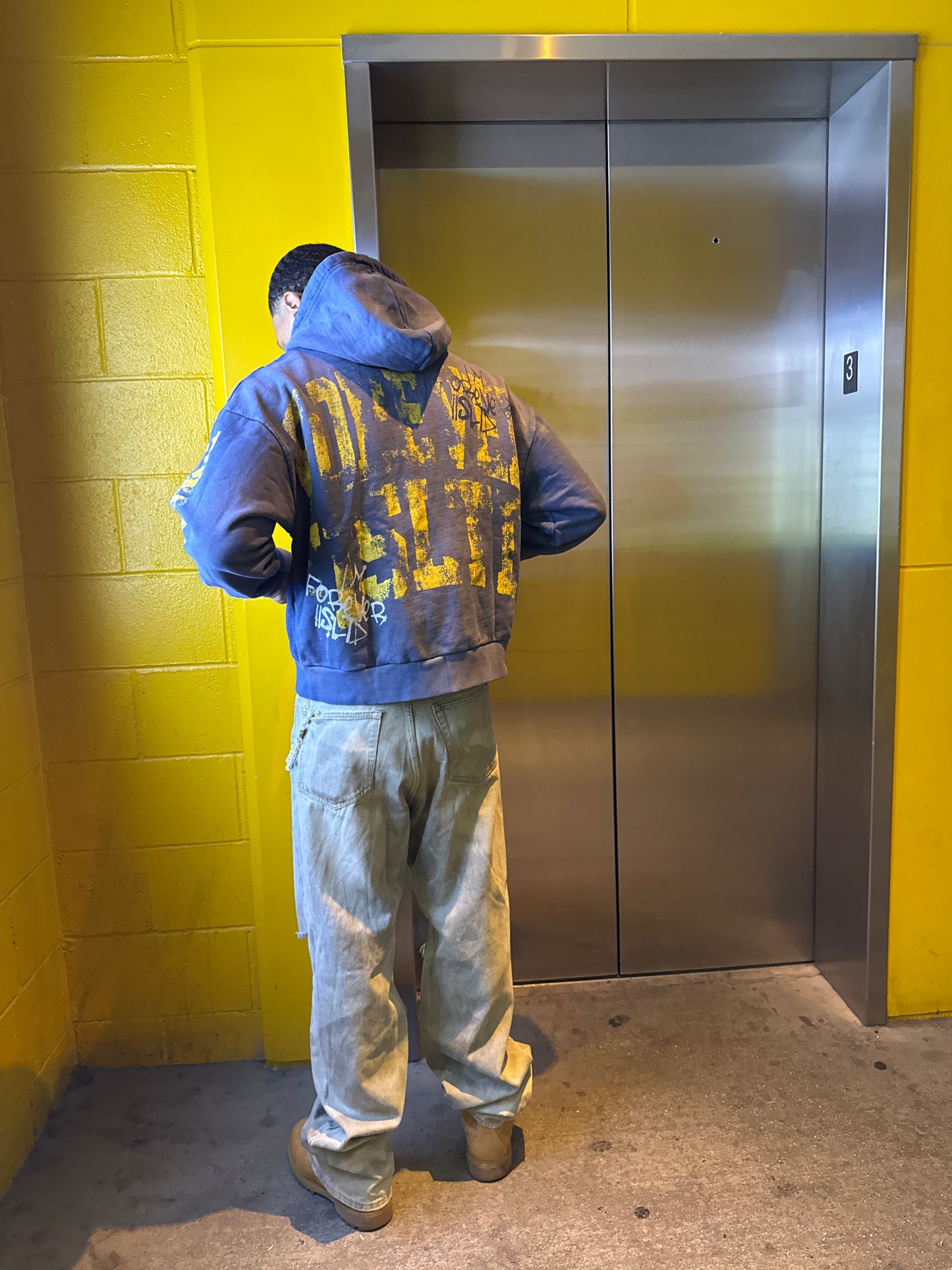 FOREVER IISLTD ZIP UP V2 - DARK BLUE