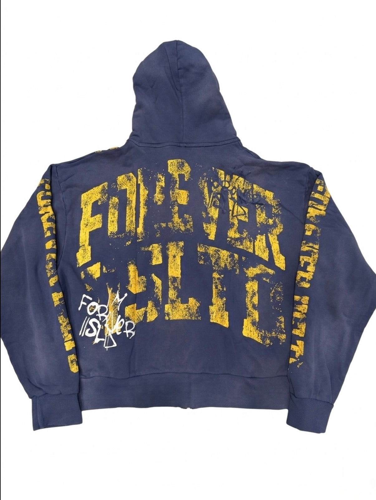 FOREVER IISLTD ZIP UP V2 - DARK BLUE