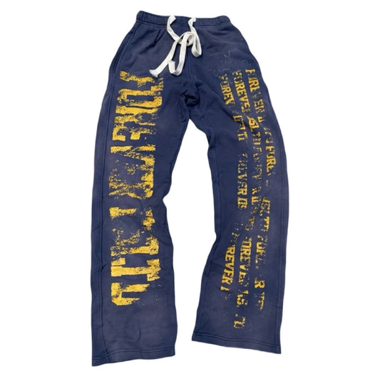 FOREVER IISLTD SWEATPANTS - DARK BLUE