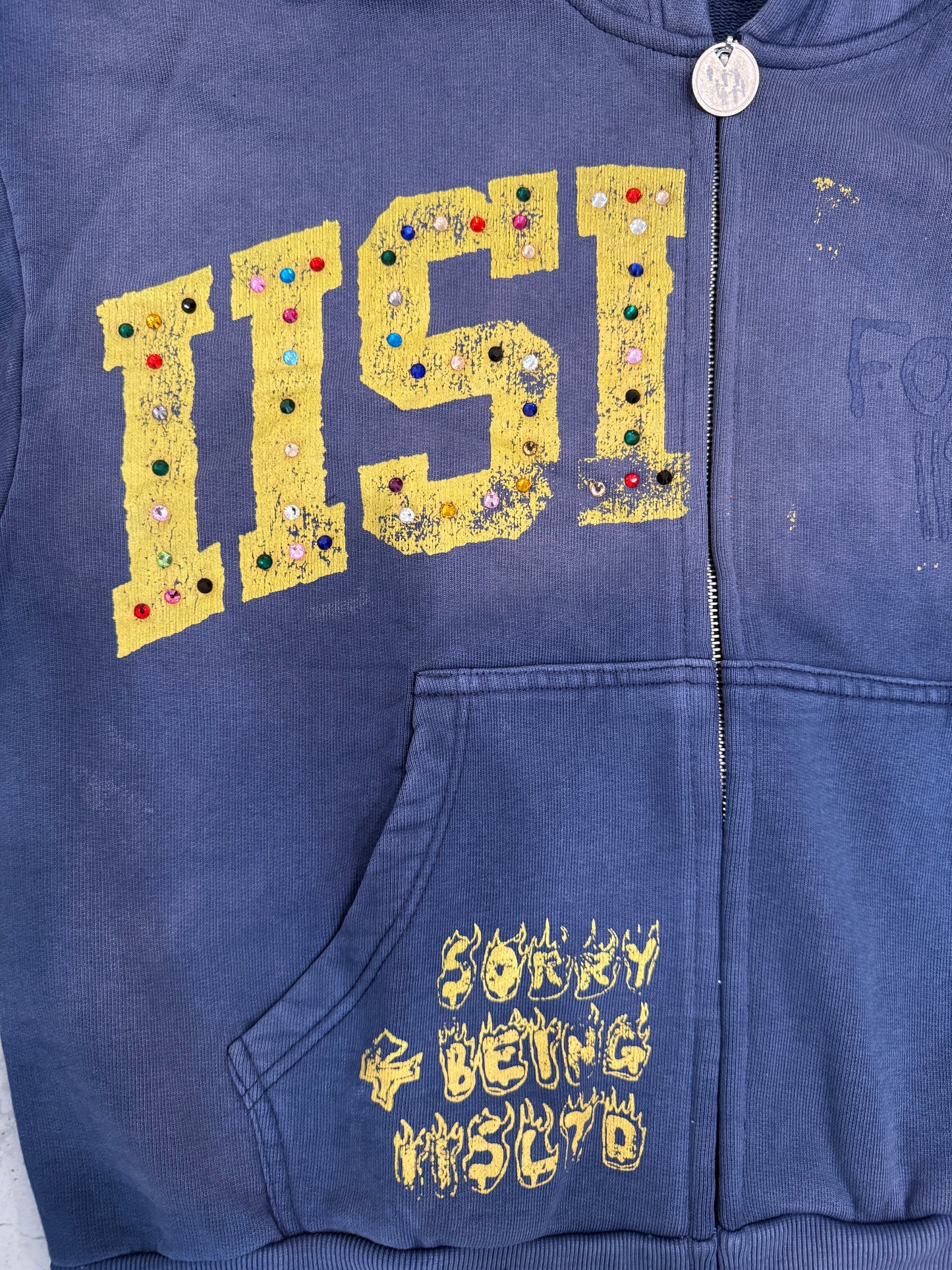 FOREVER IISLTD ZIP UP - BLUE