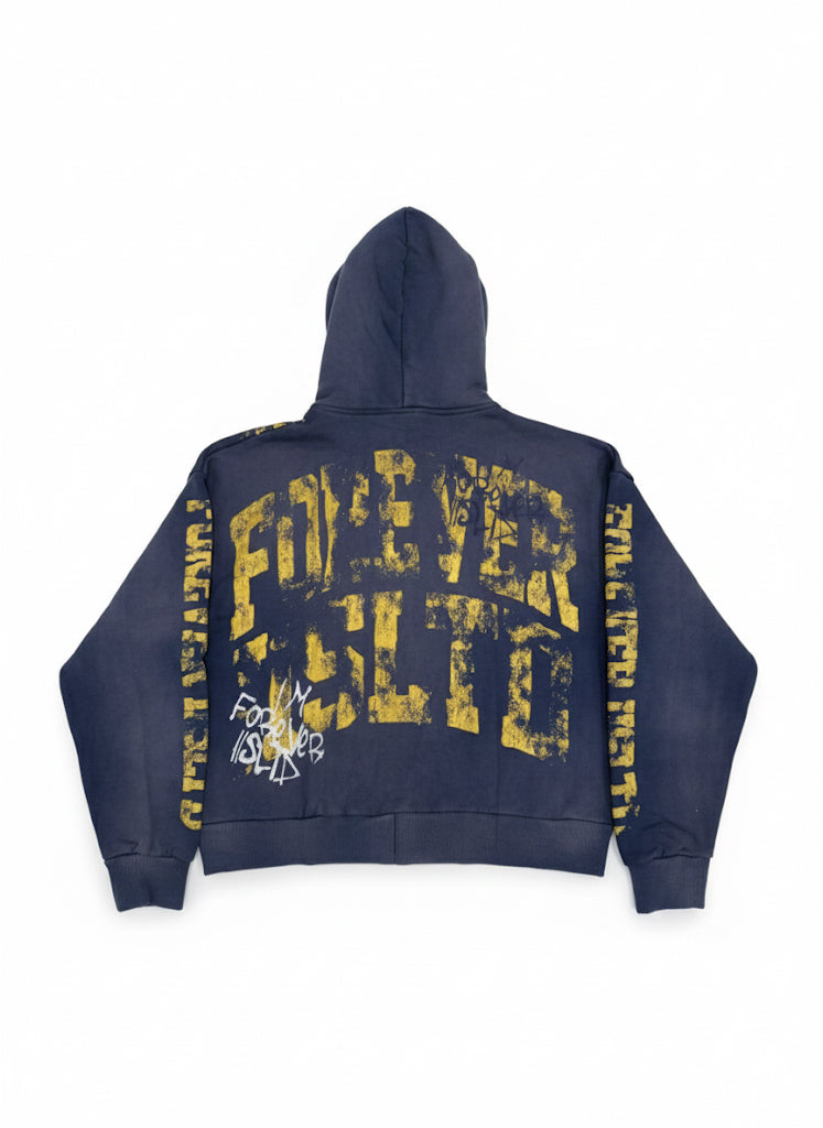 FOREVER IISLTD ZIP UP - BLUE